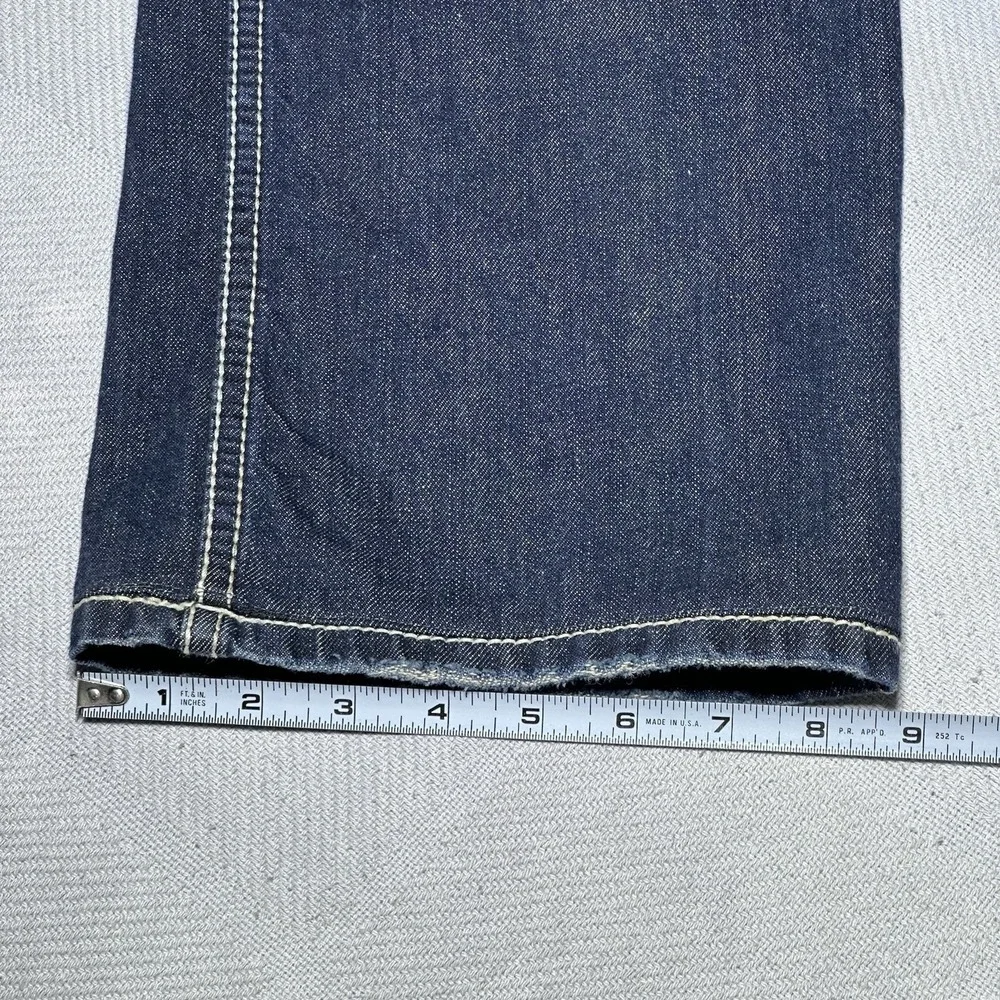 BKE Denim Carter Straight Jeans 33R (34x31)‎ Button Fly Western Classic Country